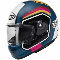 Fibra Casco Arai Concept X Number Blu