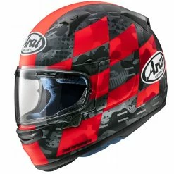 Fibra Casco Arai Profile V Patch Rosso