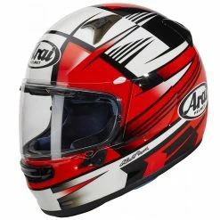 Fibra Casco Arai Profile V Rock Rosso