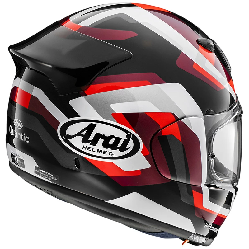 Fibra Casco Arai Quantic Snake Rosso - immagine 2