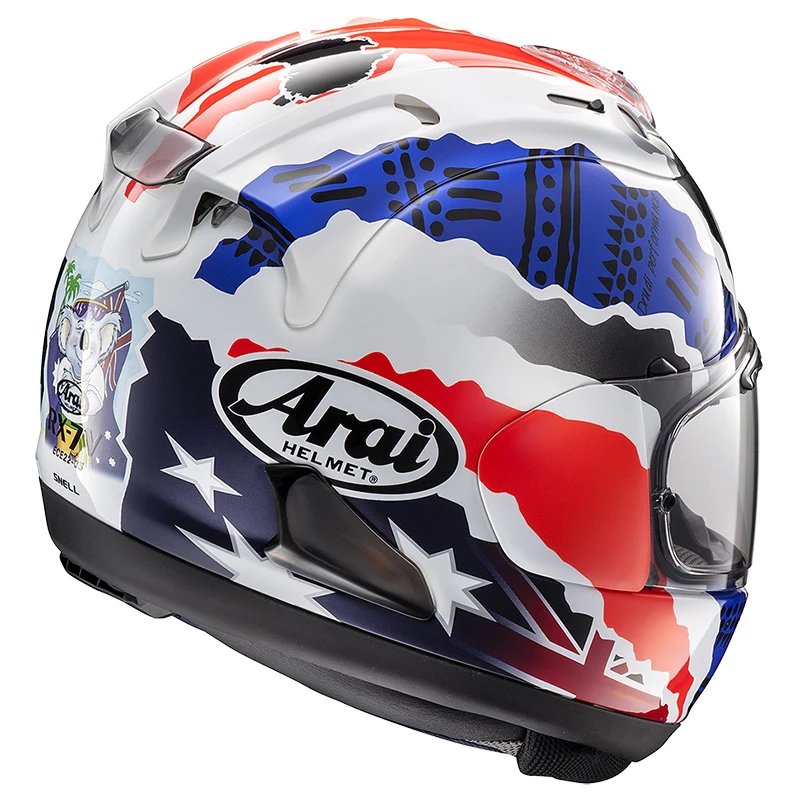 Fibra Casco Arai Rx-7v Evo Replica Doohan Jubilee - immagine 2