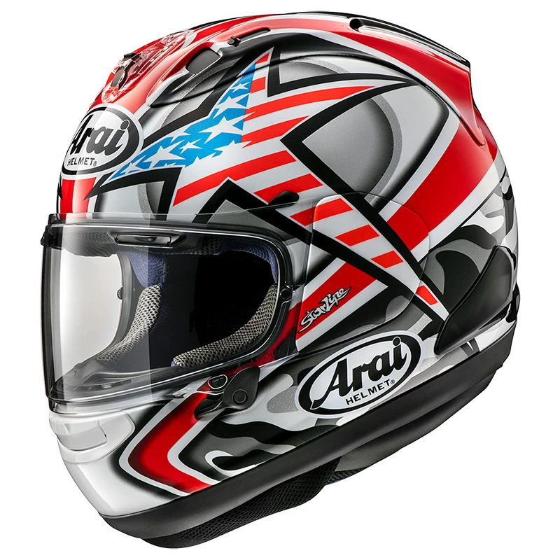 Fibra Casco Arai Rx-7v Evo Hayden Laguna Seca