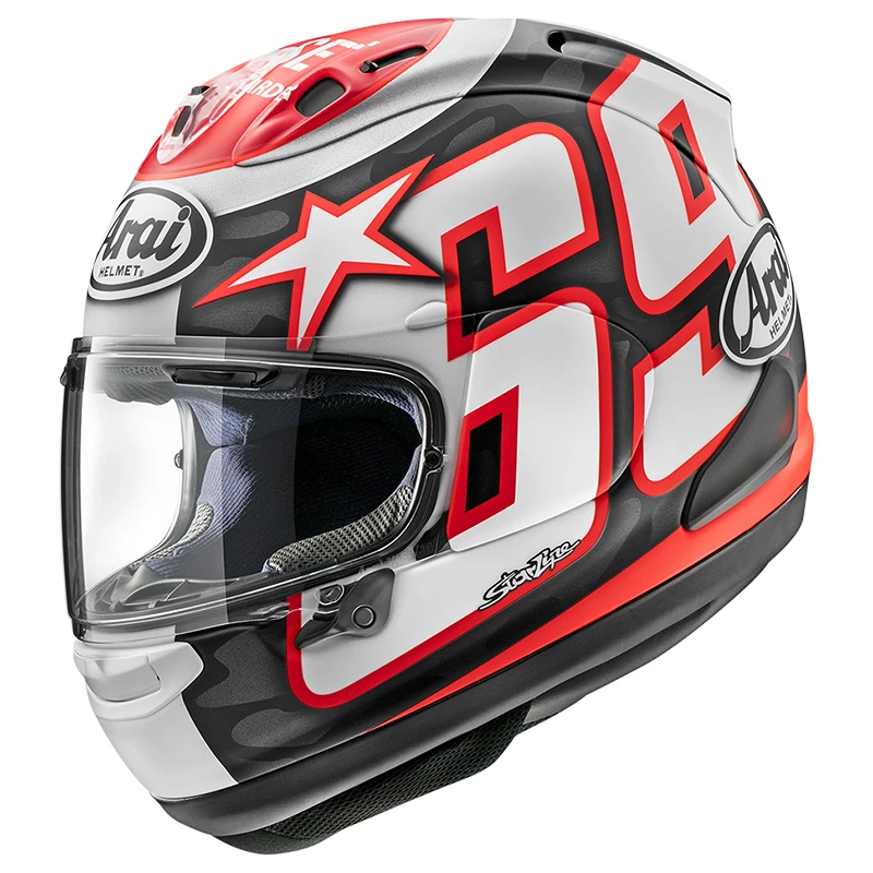 Fibra Casco Arai Rx-7v Evo Hayden Reset