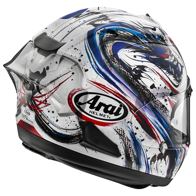 Casco Arai Rx-7 V Racing Kiyonari Trico - immagine 2